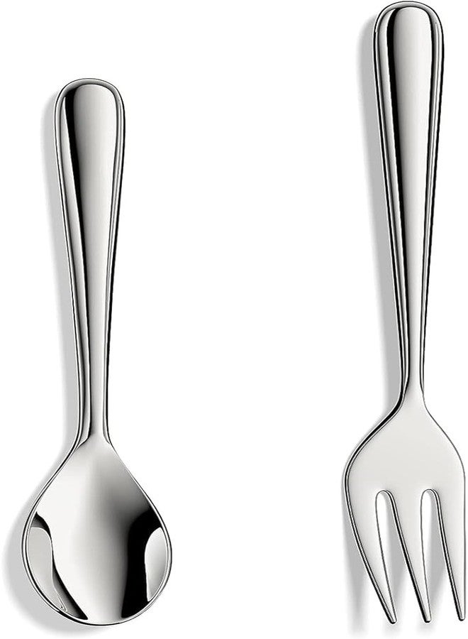 Muncene Demitasse Espresso Spoons,Forged 18/10 Stainless Steel Mini Teaspoons Coffee Spoons,4.7 Inch,Set of 4,Heavy Duty and Dishwasher Safe - Image 2